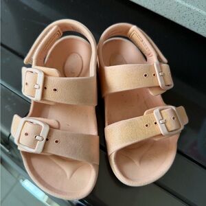 Cat & Jack Peach Double Strap Sandals